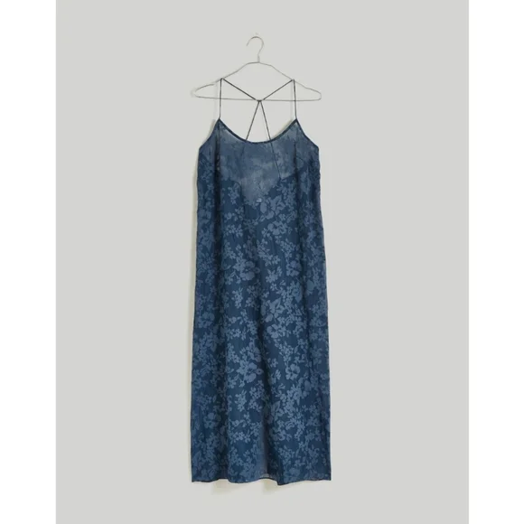 Madewell Floral Halter Cover-Up Sheer Midi Dress - Picture 3 of 9